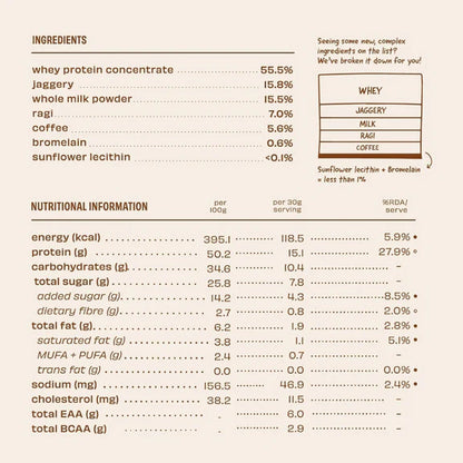 The Whole Truth 15g Protein/Scoop - Cold Coffee - 1 kg