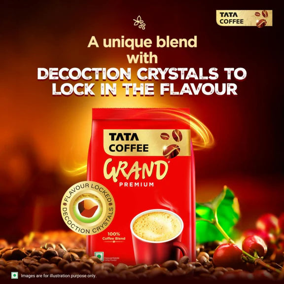 Tata Coffee Grand Premium Instant Coffee Powder - 100 gm