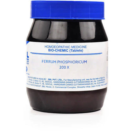 SBL Homeopathy Ferrum Phosphorica Biochemic Tablets -6X