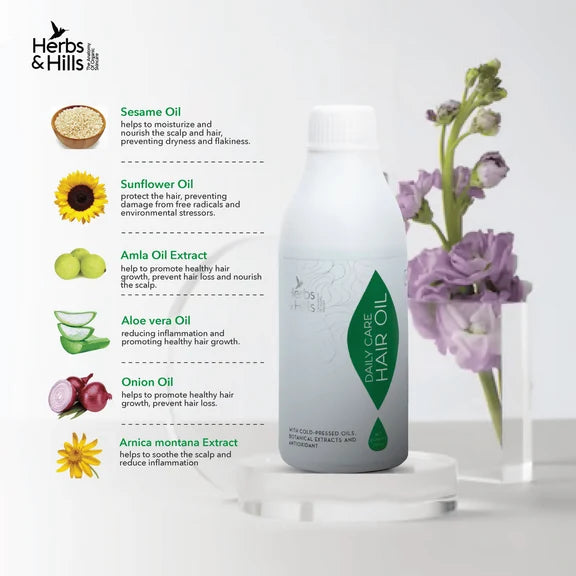 Herbs & Hills Daily Care Hair Oil - 200 ml