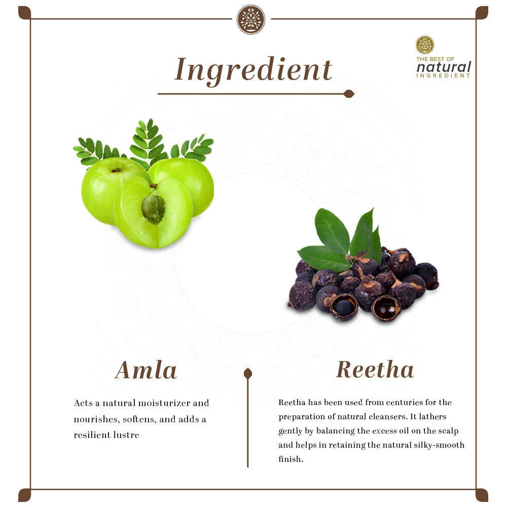 Khadi Natural Amla & Reetha Hair Cleanser - 210 ml