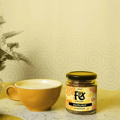 FIX Coffee Hazelnut Instant Coffee Powder - 50 gm
