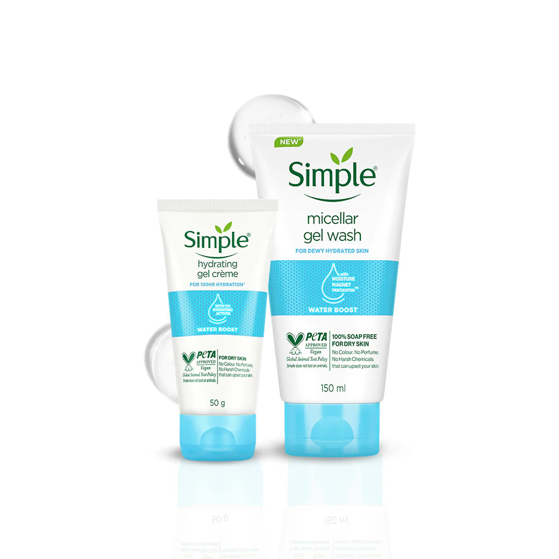 Micellar Facial Wash & Gel Creme Combo