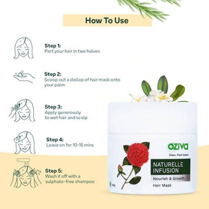 OZiva Naturelle Infusion Nourish & Growth Hair Mask -100 gm