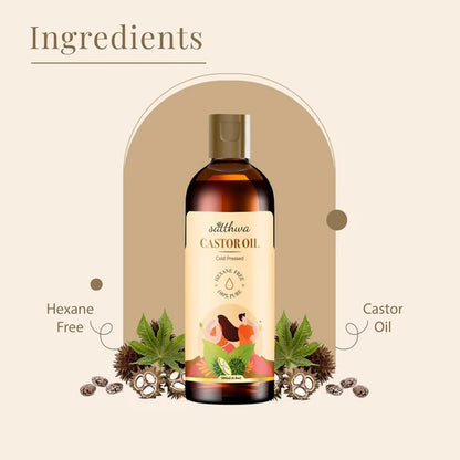 Satthwa Cold Pressed Castor Oil - 200 ml