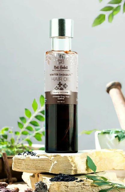 Nat Habit Curry Sesame Winter Hair Oil - 100 ml