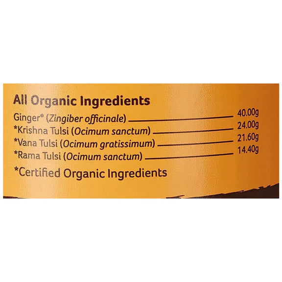 Organic India Tulsi Ginger Tea Tin - 100 gm