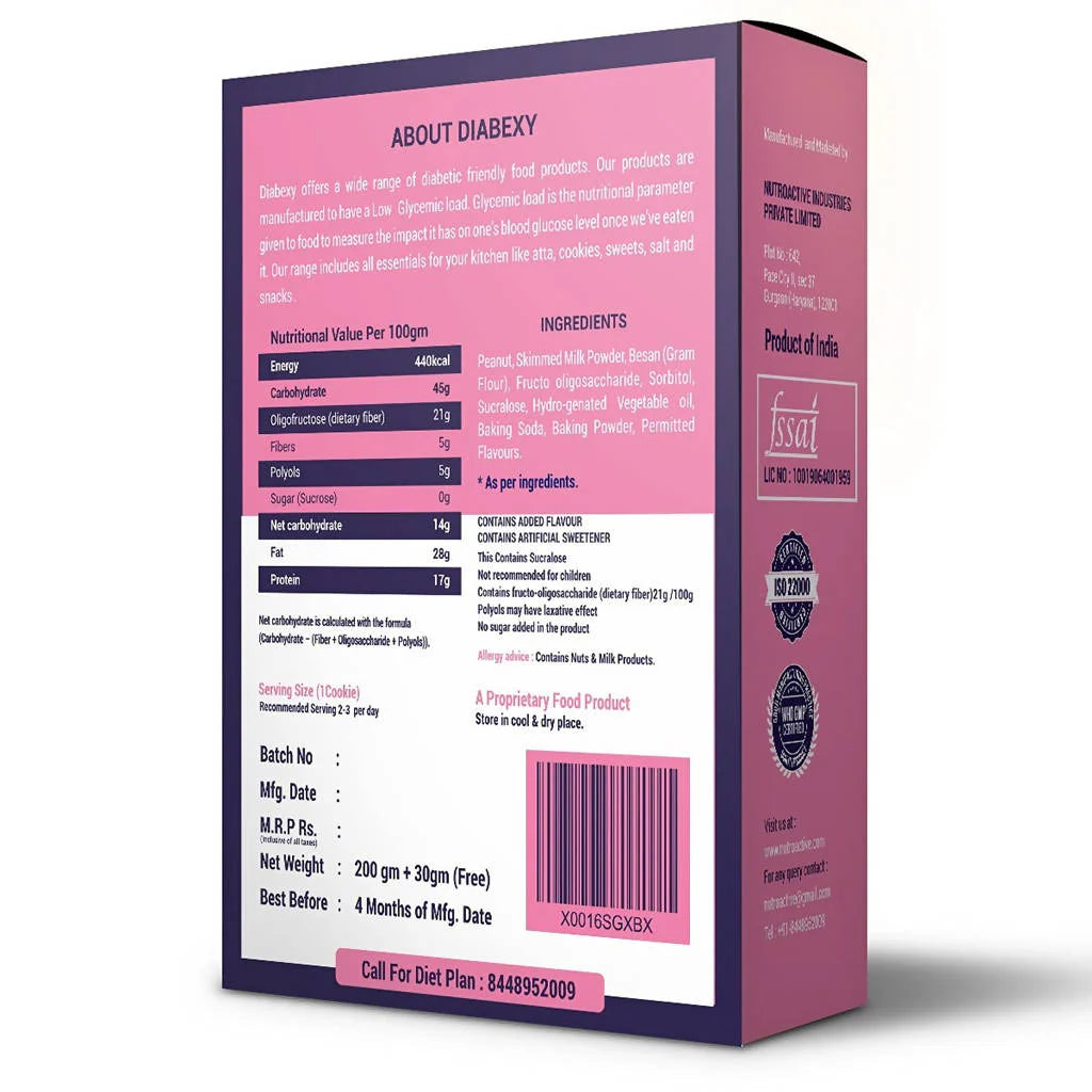 Diabexy Peanut Cookies