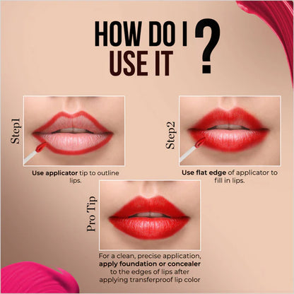 Colorbar Powerkiss Vegan Matte Lipcolor- Hush On - 5 ml