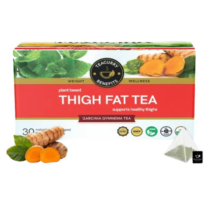 Teacurry Thigh Fat Tea (1 Month Pack, 30 Tea Bags) - Helps to reduce Thigh Fat for both Men & Women - 30 Teabags