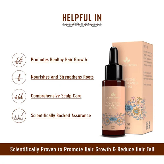 Avimee Herbal Keshpallav Hair Oil And Scalptone Hair Growth Serum Combo - combo