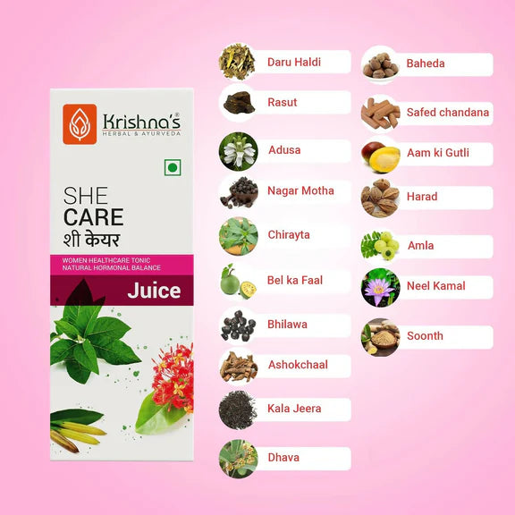 Krishna's Herbal & Ayurveda She Care Juice for Women Wellness - 1000 ml