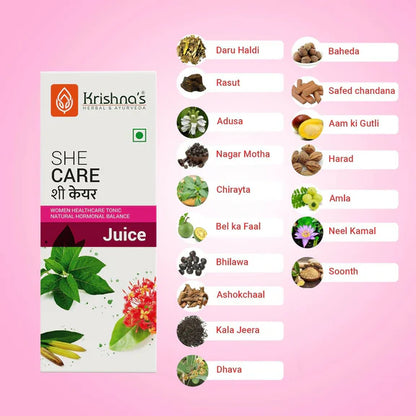 Krishna's Herbal & Ayurveda She Care Juice for Women Wellness - 1000 ml
