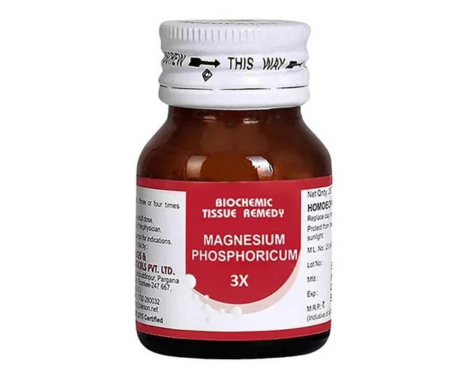 Bakson's Homeopathy Magnesium Phosphoricum Biochemic Tablets -3X