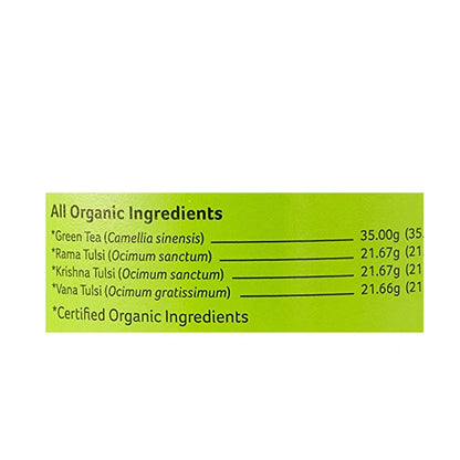 Organic India Tulsi Green Tea Classic Tin - 100 gm
