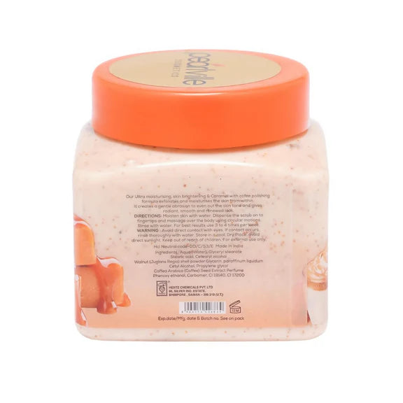 Pearlville Super Foods Collection Caramel Coffee Body Polish Scrub - 500 ml