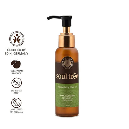 Soultree Revitalising Hair Oil with Aamla & Brahmi - 120 ml