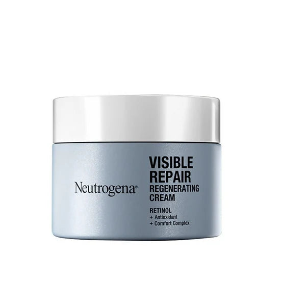 Neutrogena Visible Repair Regenerating Cream with Retinol + Peptide For Anti-Ageing, Wrinkles & Fine Lines - 50 gm