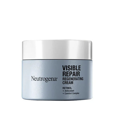 Neutrogena Visible Repair Regenerating Cream with Retinol + Peptide For Anti-Ageing, Wrinkles & Fine Lines - 50 gm