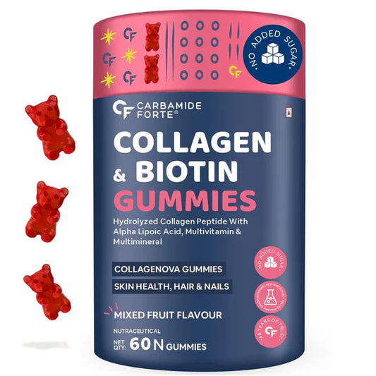 Carbamide Forte Collagen & Biotin Gummies - 60 gummies