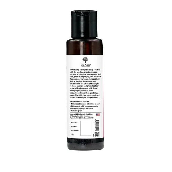 Life Aveda Onion Bhringraj Enriched Hair Growth Oil - 100 ml