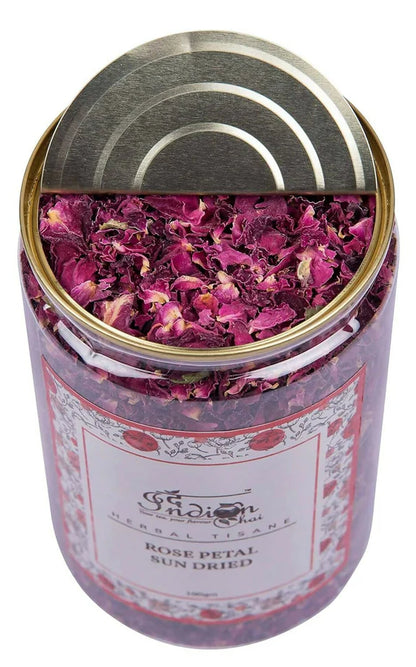 The Indian Chai - Rose Petals Sun Dried Tea - 100 gm