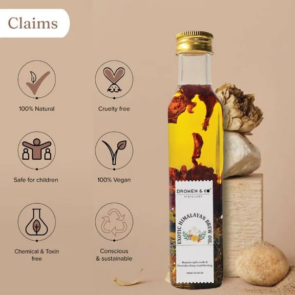 Dromen & Co Exotic Himalayan Brew Hair Oil - 250 ml