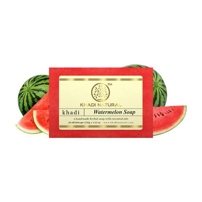 Khadi Natural Watermelon Handmade Soap - 125 gm
