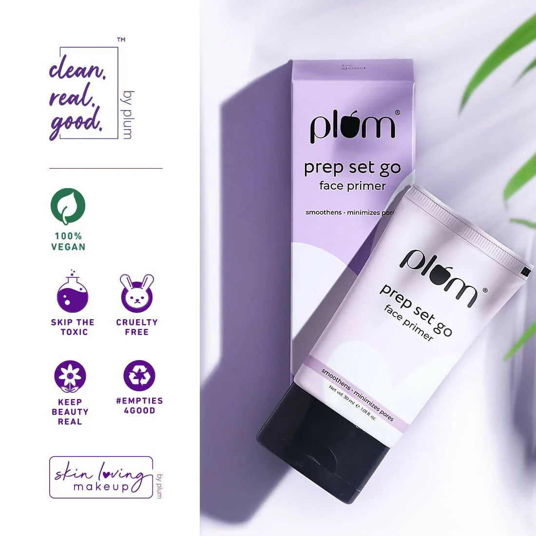 Plum Prep Set Go Face Primer - 30 ml