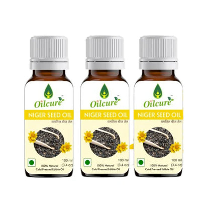 Oilcure Niger Seed Oil - 100 ml - Pack of 3