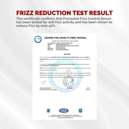 Chosen FrizzsolveFrizz Control Serum – Advanced Anti-Frizz Hair Serum With Astaxanthin - 30 ml