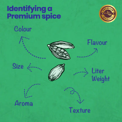 Crista Spices Green Cardamom - 100 gm