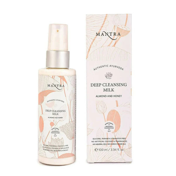Mantra Herbal Deep Cleansing Milk Almond and Honey - 50 ml
