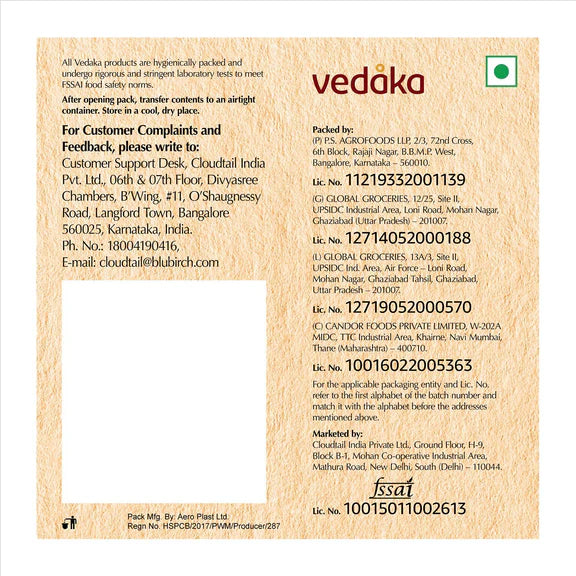 Vedaka Natural Almonds - 1 kg
