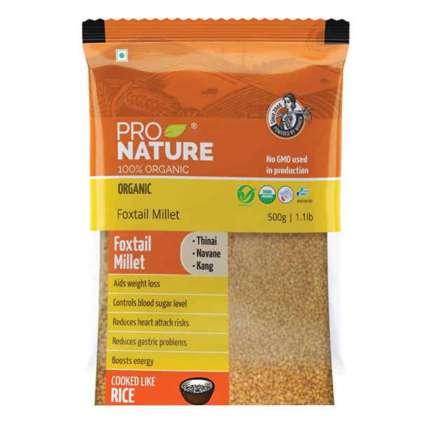 Pro Nature Organic Foxtail Millet - 500 gm