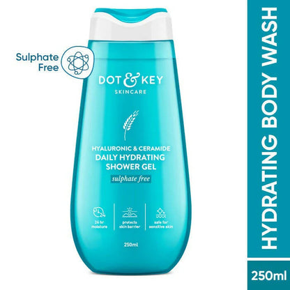 Dot & Key Hyaluronic & Ceramides Daily Hydrating Shower Gel - 250 ml