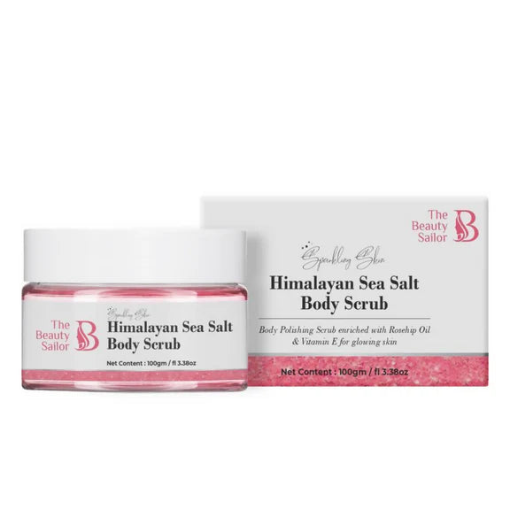 The Beauty Sailor Sparkling Skin Himalayan Sea Salt Body Scrub - 100 gm