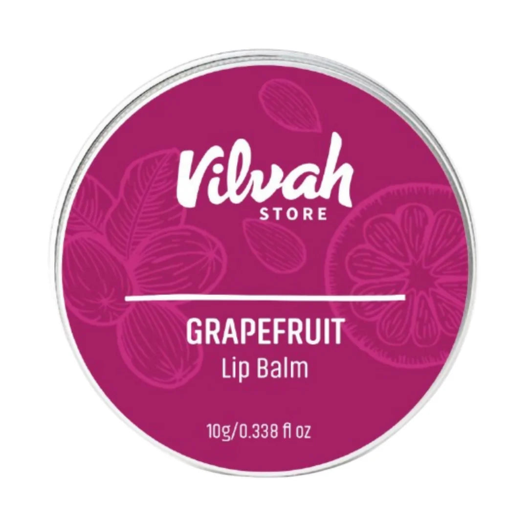 Vilvah Store Grapefruit Lip Balm Enriched With Shea Butter