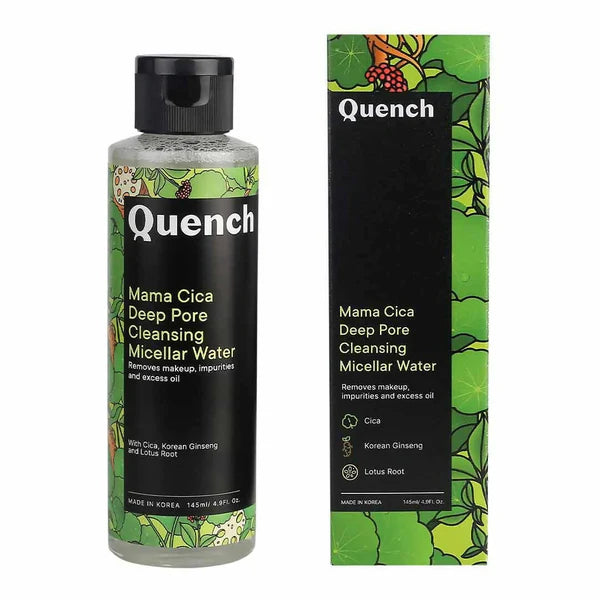 Quench Botanics Mama Cica Deep Pore Cleansing Micellar Water - Korean Skincare - 145 ml