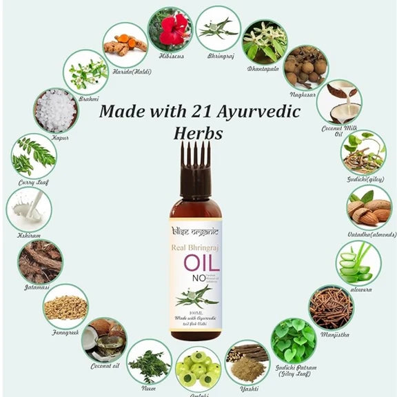 Blise organic Real Bhringraj oil - 100 ml