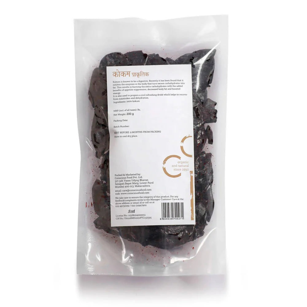 Conscious Food Natural Garcinia Indica (Kokum)