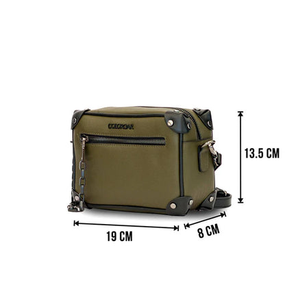 Colorbar Pouch The Classic Crossbody - Olive - 1 Pouch