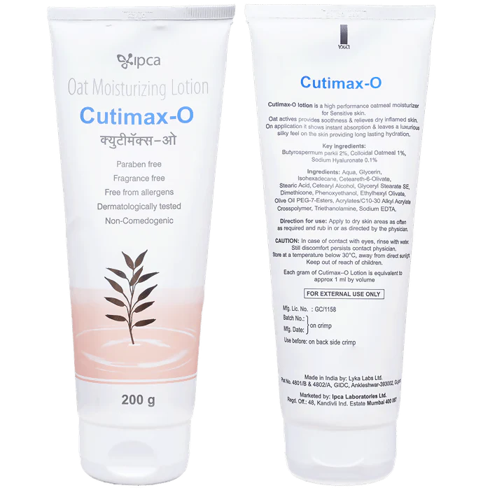 Cutimax-O Oat Moisturizing Lotion - 200 gm