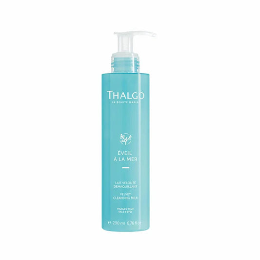 Thalgo Velvet Cleansing Milk - Gentle Cleansing Milk with Castor & Grape Seed Oils - 200 ml