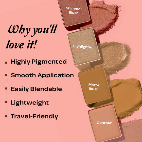 Faces Canada 4 in 1 Face Palette - 14.5 gm