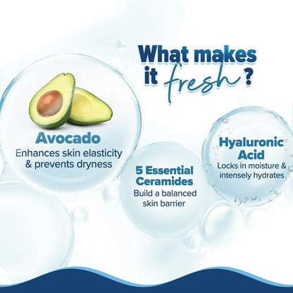 Aqualogica Barrier+ Hydra Gel Moisturizer with 5 Ceramides & Avocado, Non Sticky & Quick Absorbing for Healthy Skin Barrier - 100 gm