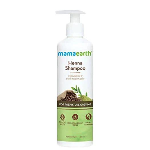 Mamaearth Henna Shampoo For Premature Greying
