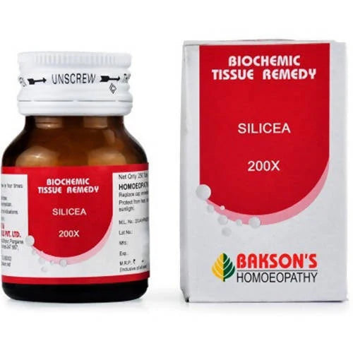 Bakson's Homeopathy Silicea Biochemic Tablets -3X