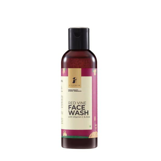 Pilgrim French Red Vine Face Wash with Vitamin C & Aloe For Anti Ageing & Dark Spots