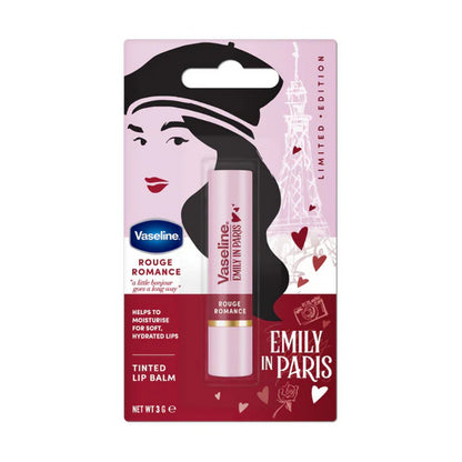 Vaseline Emily In Paris Tinted Lip Balm Stick - Rouge Romance - 3 gm